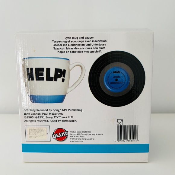 The Beatles Help Cup & Saucer - Picture 5 of 5